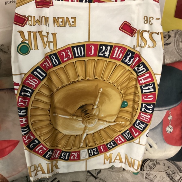 CLAUDE BERT.  PARIS - SUIT. GAMBELING THEME. AMAZING OOAK - Picture 4 of 13